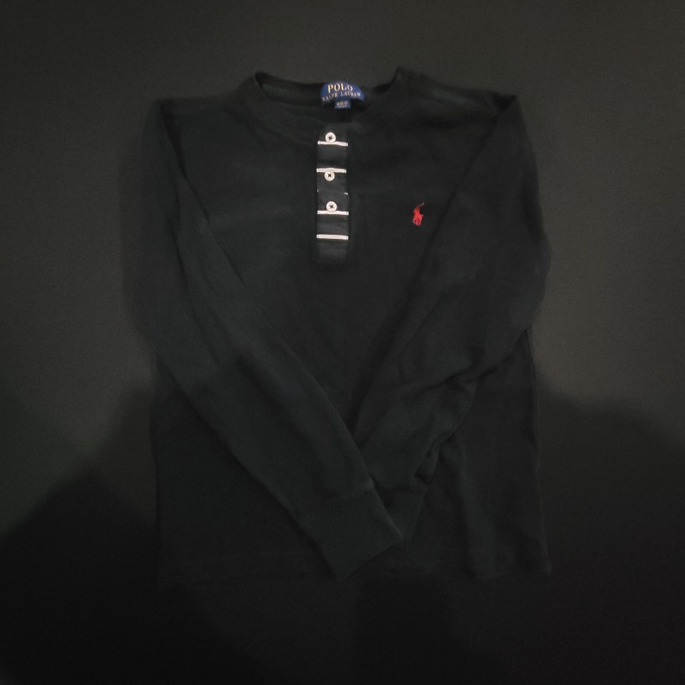 Ralph Lauren Long sleeve boys thermal style shirt